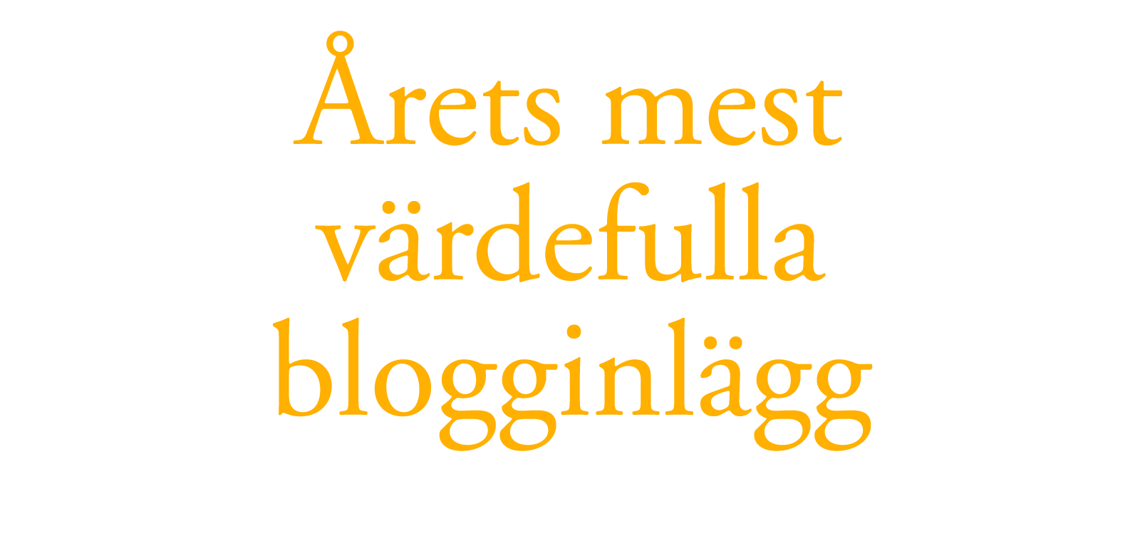 arets-blogginlagg